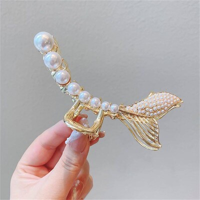 Metal Hair Claw Crab Clip for Women Girls Korean Non Slip Bi