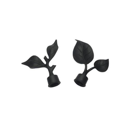 1 Pair Curtain Decorative Pole/Rod Finials Ends Heads Caps