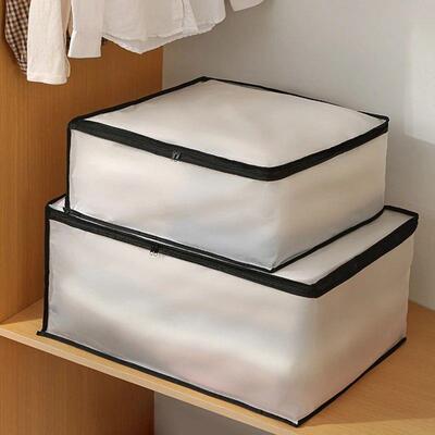 Large Clothes Quilt Storage Bag Folding Duvet Blanket Sortin