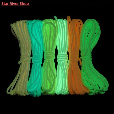 Glow In The Dark Luminous Paracord 550 100FT Parachute Cord