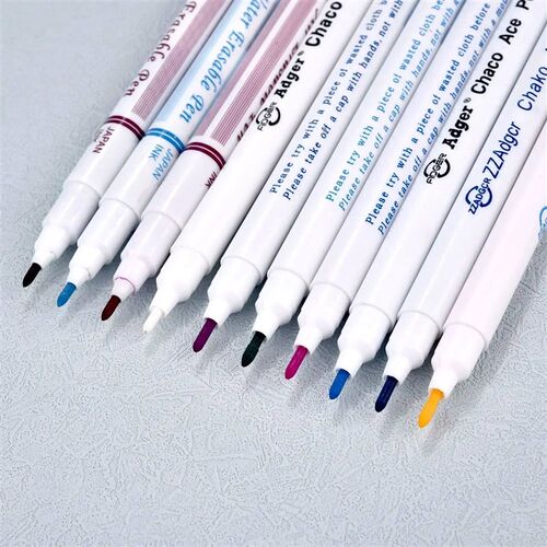 1/3pcs Disappearing Erasable Ink Fabric Marker Pen Cross Sti