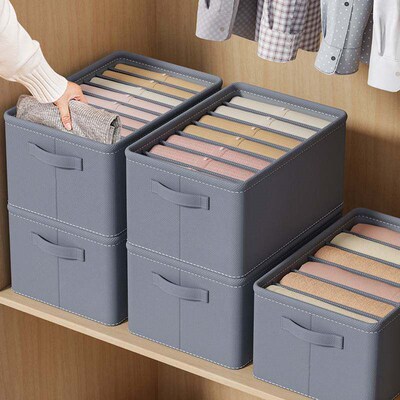 Stronger Storage Boxes For Wardrobe Clothes Organizer Pants