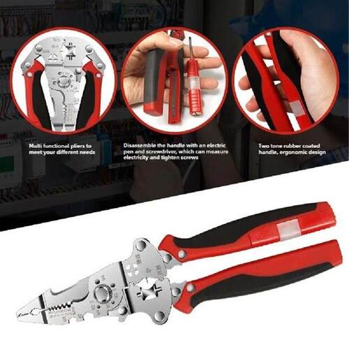 Stripping Pliers with Voltage Tester Versatile Wire