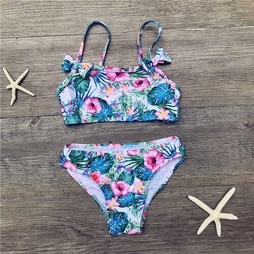 2~8 Years Kids Girls Bikini 2022 New Summer Girls Kids Swimw