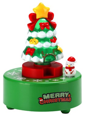 Christmas gift decorative crystal ball eight sound box girl