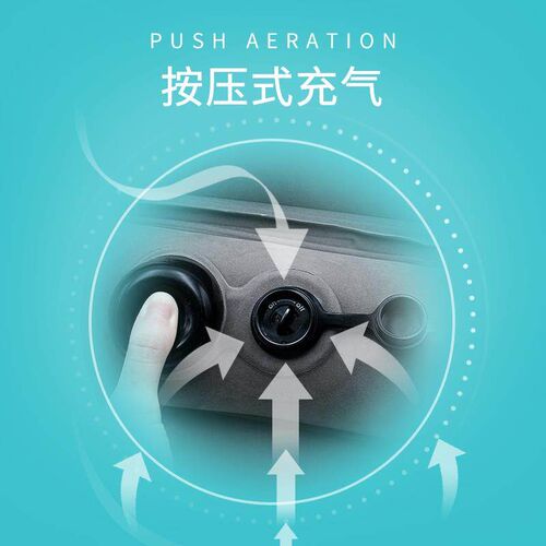 Inflatable Air Cushion Travel Pillow Headrest Chin Support