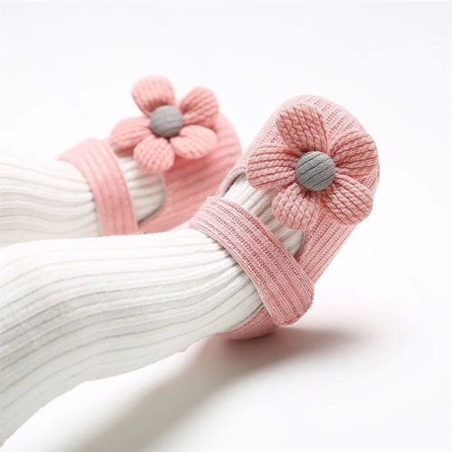 0-18M Baby Girls Cotton Shoes Retro Spring Autumn Toddlers P