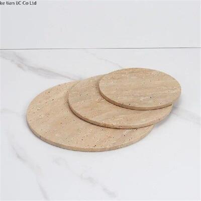 Wabi-sabi modern light luxury natural marble dessert tray