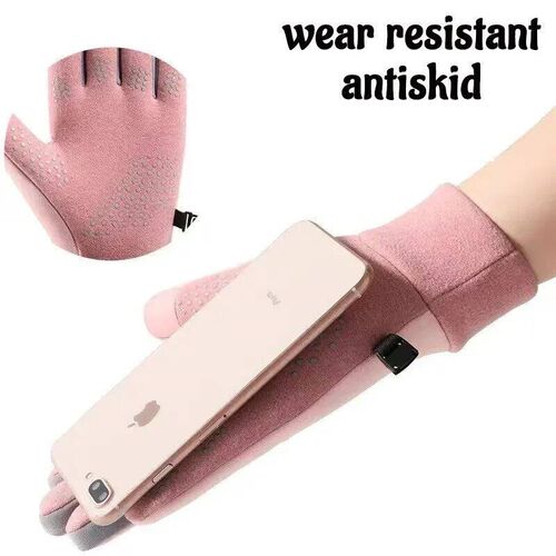 Winter Gloves Women Cycling Bike Thermal Fleece Cold Resista