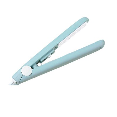 Mini Hair Straightener Clipboard Small Power Plug Curling Ha