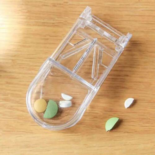 Pill Cutter Medicine Split Portable Small Medicine Box Subp