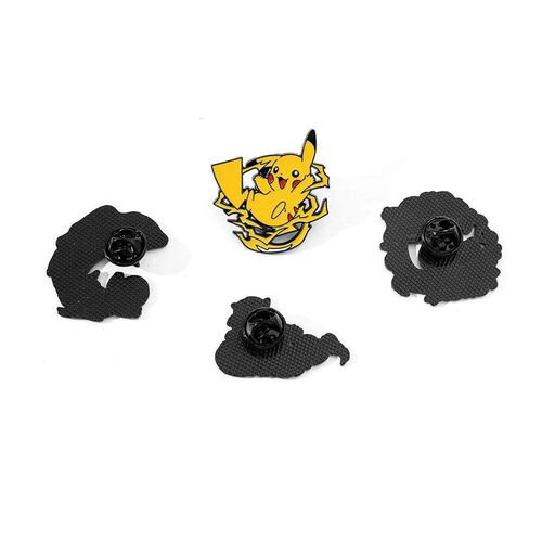 4 Pcs cute cartoon creative personality pocket monsters Badg