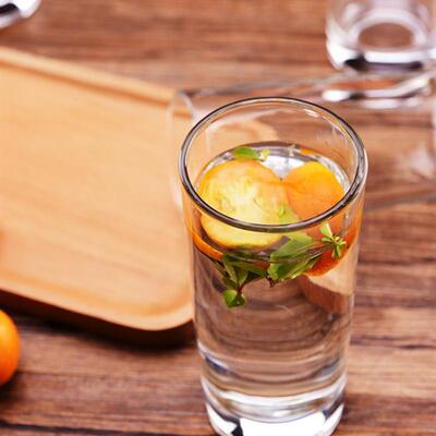 set of 6 Pyrex glass cups tea tea cup lead-free clear water
