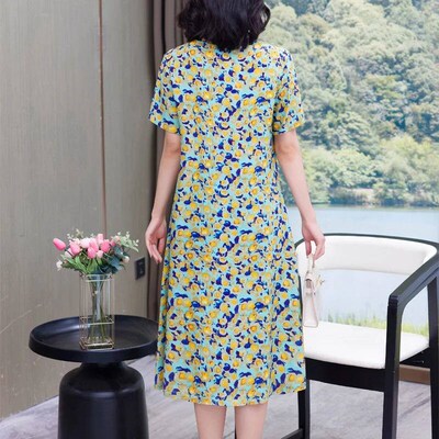 2025 Plus Size Dress Summer Dress Robe Femme Womens Casual S