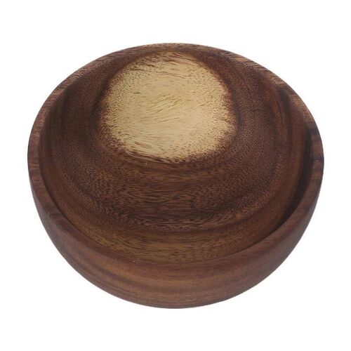 Wooden Fruit Vegetable Storage Bowl Dough Mixer Basin Decora