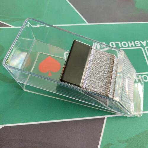 4/6-Deck Acrylic Blackjacks Dealing Shoe Pokers Dealer Playi