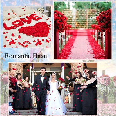 Valentines Day 200Pcs Romantic Padded Fabric Throwing