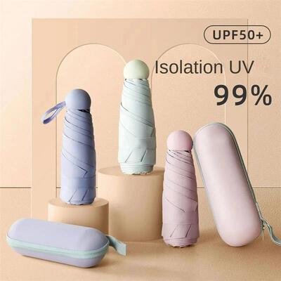 Capsule Umbrella Portable Mini Sunshade Sunscreen Rain Umbre
