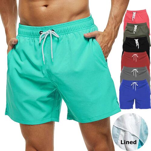 Mens Swim Trunks Summer Swimming Board Shorts Quick Dry Bea