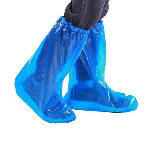 Disposable Waterproof Rain Shoe Covers - Slip-Resistant, Thi