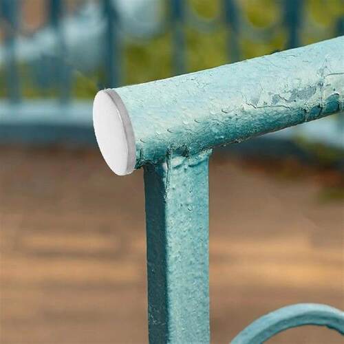 6 Pcs Stigma Pillar Decorative Cover Steel Black Aluminum