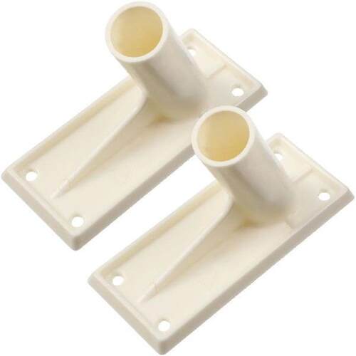 2 Pcs Flagpole Stand Base Bracket Wall Mount Heavy Duty