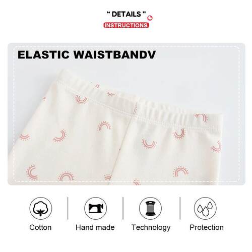 Kiddiezoom 5 Pcs/Lot Cute Cartoon Baby Boy Girl Pants 0-12Mo