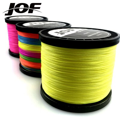 8 Strands 300M 500M 1000M JOF PE 9 Colors Braid Fishing Line