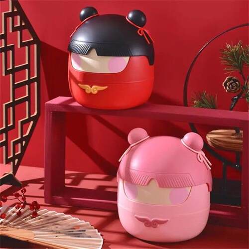 Chinese Nezha Desktop Mini Trash Can, Storage Organizer