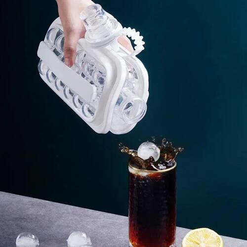 Foldable Ice Grid Silicone Curling Two in One Ice Hockey Pot