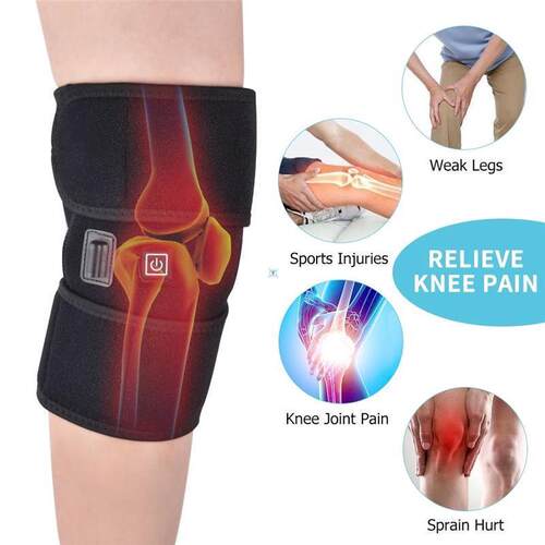 Heatineg Knee ads Kne Brace Support PaPds Themal Heart