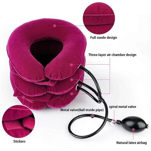 Inflatable neck brace  Convenient and comfortable