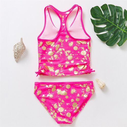 8~14Year Girls Swimsuit New 2023 Baby Girl Tankini set High