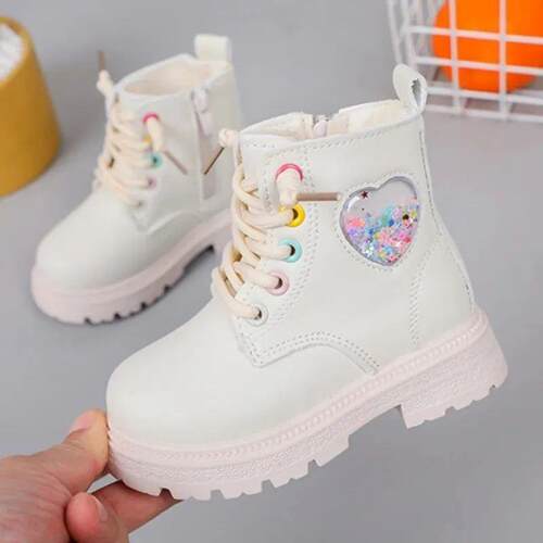 Fashion Girls Boots Autumn Soft Leather Platform Boots Todd