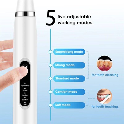 Sonic Electric Toothbrush Teeth Whitening Kit Tooth Whitener
