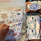 Cartoon Print Nappy Diaper Zippe Dry Bag Wet Baby Waterproof