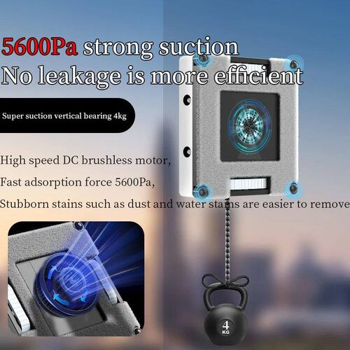 2025 Window Cleaner Robot Wet Cleaning 5600Pa Auto Spray Wat