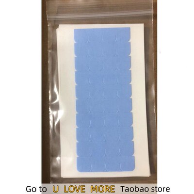 5 Sheets 60pcs Hair Tape Adhesive Glue 4cm*0.8cm Double Side