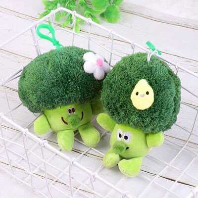 1PC Cute Vegetable Pendant Simulation Mini Broccoli Plush To