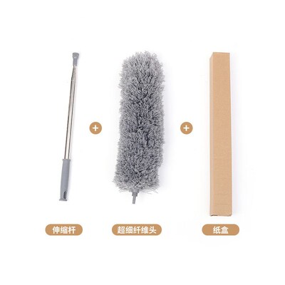 Superfine fiber, rotatable and detachable duster