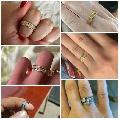 Huitan 2023 NEW Fashion Wedding Ring For Women Micro Paved C