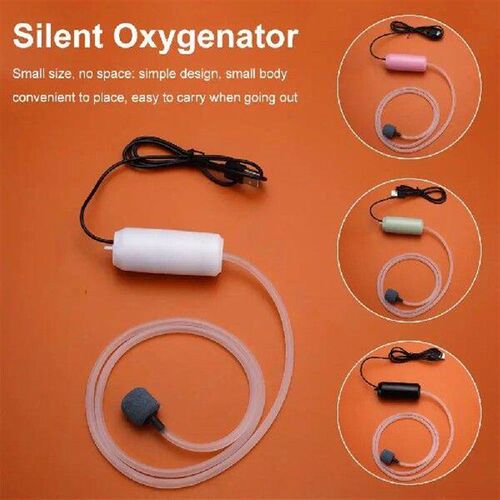Aquarium Oxygen Air Pump Fish Usb Silent Air Compressor
