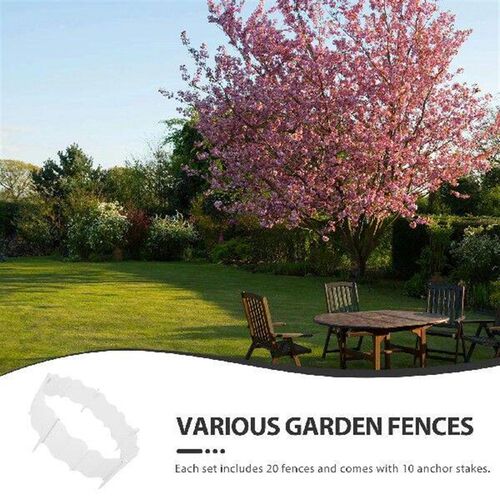 Garden Fence Decorative Border Bed Fencing Plant Edging