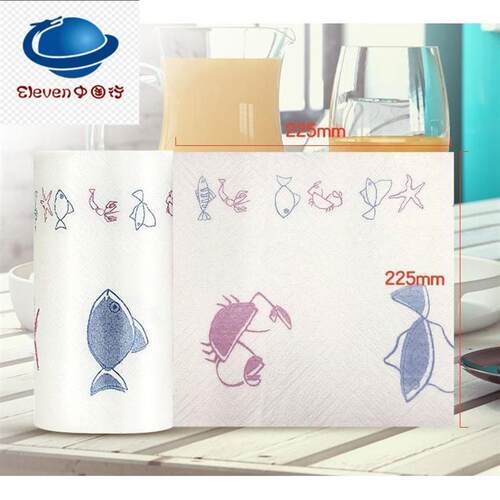 Kitchen Paper Towels 8 Rolls Family Rolls Napkin Tissue Wipe