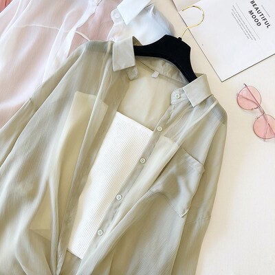 Women Thin Coat Casual Summer Sun Protection Clothes Female