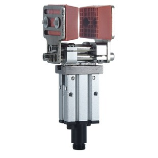 机械手夹具伸缩支架MHZ2-1D平行夹具带硅胶夹片可调节支架气缸夹