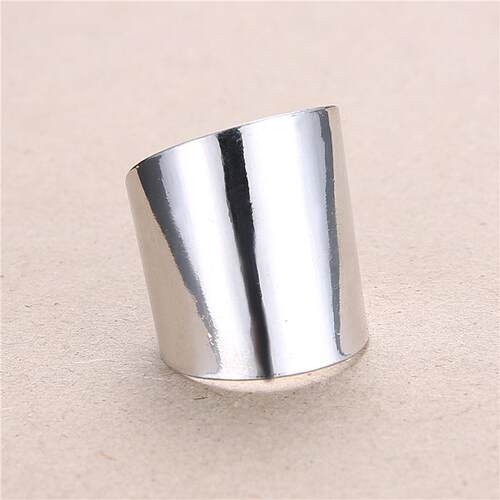 Fashion Silver Color Opening Ring For Women Men Peronality L