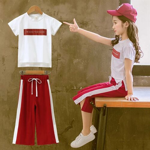 Summer 2021 Baby Girls Clothes Sets Outfits Kids Clothes Sho