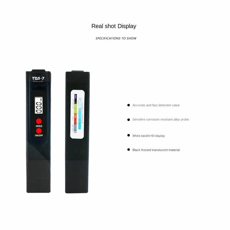 Water Quality Tester Tool PH Salinity Total Dissolved Solids - 实物图