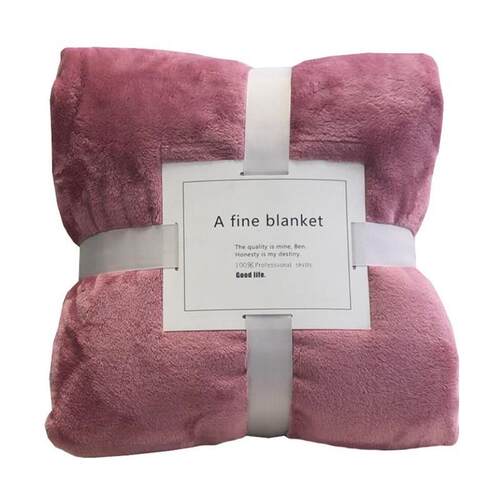 Fleece Blanket Coral Bed Blankets Fuzzy Soft Flannel Sheets